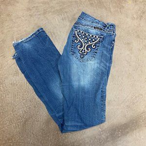 Miss Me Leather Patch Signature-Rise Boot 33